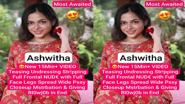 Ashw!tha Most Awaited New Teasing – Closeup Mstrbation Video Watch