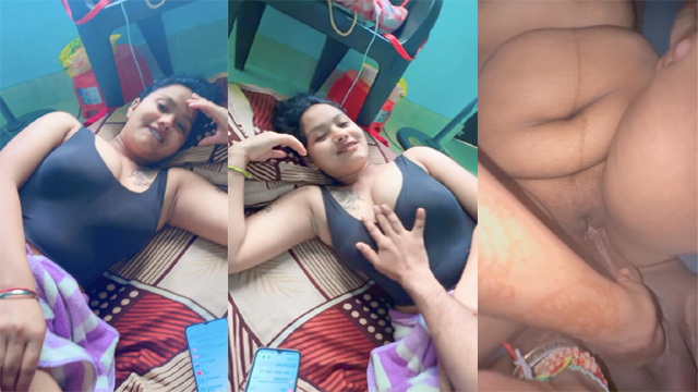 Desi Hot wife Smoking Blowjob – Cum Under pussy Fuck