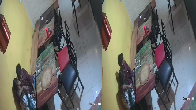 College Lovers Kissing And – Romance In Restaurant Mms
