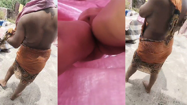 Horny Guy Capturing Mom – Clothes After Bath Mms Video