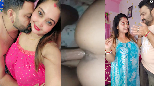 Bhabhi Doggy Style Intense Pound Husband Viral MMS