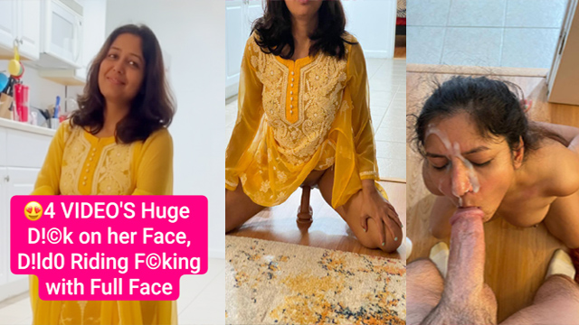 Viral Desi Bhabhi – Huge Dildo Face Fucking Ride